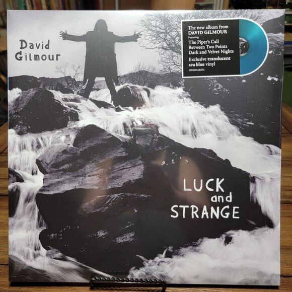 VINYL David Gilmour: Luck And Strange - Translucent Sea Blue LP - NEW / SEALED - Picture 1 of 5